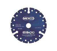 Mexco VBX90 Vacuum Brazed Universal Diamond Blade, 75 x 10mm, Dry and Wet Cutting