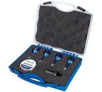 Mexco Wax filled Diamond Tile Drill Bit with M14 Fit for Drilling Porcelain, Ceramic, Stone - 6mm, 7mm, 8mm & 10mm with M14 to Hex Adaptor, Cooling Wax & Carry Case