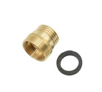 MEXEWORD 1 Piece Brass Garden Faucet Adapter M22 Female/M24 Male Outer Thread To 1/2" Male Tap Accessories Drip Irrigation Fittings Connector 1 Pcs