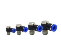 MEXEWORD 1PCS PH Hose Connection Air Fitting 1/8" 1/2 3/8 1/4 BSPT Pneumatic Fitting Accessories For Air Hose Tube Connectors(PH6-01)