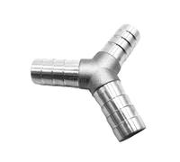 MEXEWORD 1PCS Y Piece 3 Ways Hose Joiner 304 Stainless Steel Y-Shape Tee Barb Hose Fittings 6mm- 40mm 3 Way Hose Tube Barb Barbed Coupling(32mm)