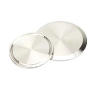 MEXEWORD Tri Clamp SUS 304 Stainless Tri-Clamp TC Blind Cover End Cap Ferrule OD 25mm-183mm 1.5" 2" 3" 4" 6"(155mm)