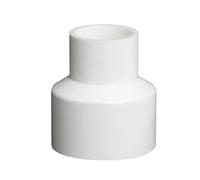 MEXEWORD WHITE PVC Connector 20/25/32/40/50/63/75/90/110/125/160/200mm Straight Reducing Connector Water Pipe Tube Fitting Joint(32-25mm)