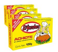 MexGrocer El Yucateco Achiote Paste 100g (Pack of 4)