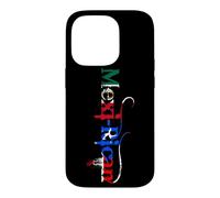 Mexi-Rican: Mexico Puerto Rico Flag Mexican Illustrated Case for iPhone 14 Pro