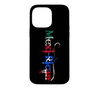 Mexi-Rican: Mexico Puerto Rico Flag Mexican Illustrated Case for iPhone 14 Pro Max
