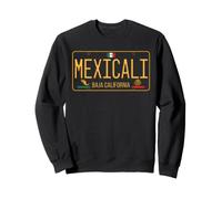 Mexicali Mexico License Plate Aztec Baja Cali Cachanilla Sweatshirt