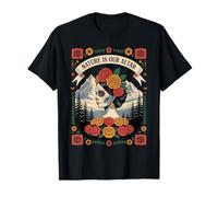 Mexican-American Catrina Nature Altar Dia de Los Muertos T-Shirt