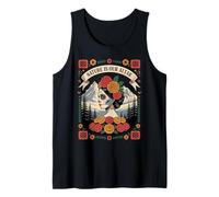 Mexican-American Catrina Nature Altar Dia de Los Muertos Tank Top