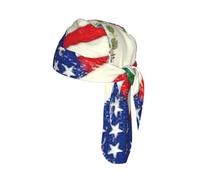 Mexican American Flag Printed Tactical Cycling Bandana, Breathable Mesh Helmet Liner, for Jogging Walking Fitness