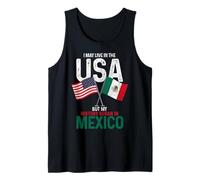 Mexican American My History Began In Mexico Pride Vintage Tank Top