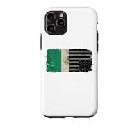 Mexican American Split Flag Nation In Distress Chicano Case for iPhone 11 Pro