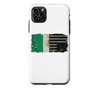 Mexican American Split Flag Nation In Distress Chicano Case for iPhone 11 Pro Max