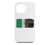 Mexican American Split Flag Nation In Distress Chicano Case for iPhone 13 Pro Max