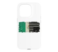 Mexican American Split Flag Nation In Distress Chicano Case for iPhone 15 Pro