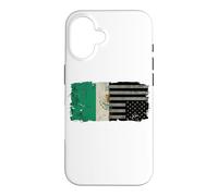 Mexican American Split Flag Nation In Distress Chicano Case for iPhone 16