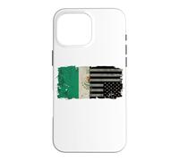 Mexican American Split Flag Nation In Distress Chicano Case for iPhone 16 Pro Max