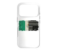 Mexican American Split Flag Nation In Distress Chicano Case for iPhone 17 Pro