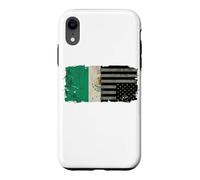 Mexican American Split Flag Nation In Distress Chicano Case for iPhone XR