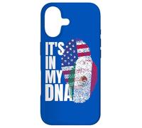 Mexican And American Mix DNA Heritage Flag Gift Case for iPhone 17