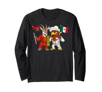 Mexican Angolan Roots Mexico Angola Flag Angolan Heritage Long Sleeve T-Shirt