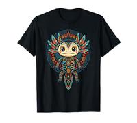 Mexican Axolotl Kids Amphibian Art Mexico Axolotl Aztec T-Shirt