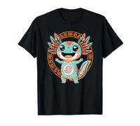 Mexican Axolotl Kids Amphibian Art Mexico Axolotl Aztec T-Shirt