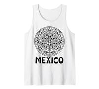 Mexican Aztec Calendar Viva Mexico Fan Orgullo Mexicano Tank Top