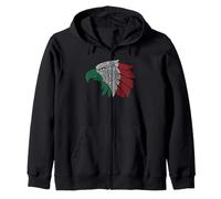 Mexican Aztec Eagle Mexico Heritage Pride Zip Hoodie