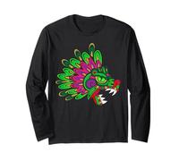 Mexican Aztec Feathered Serpent Mayan Toltec Mexico Long Sleeve T-Shirt