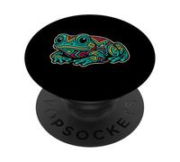 Mexican Aztec Mayan Frog Ancient Mesoamerican Mythology Art PopSockets Adhesive PopGrip