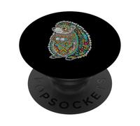 Mexican Aztec Mayan Hedgehog Mesoamerica Mythology Art PopSockets Adhesive PopGrip