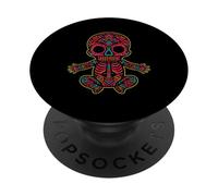 Mexican Aztec Mayan Skeleton Mythology Indigenous Arts PopSockets Adhesive PopGrip