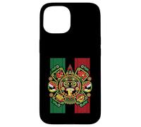 Mexican Aztec Warrior Calendar Mexico Patriotic Souvenir Case for iPhone 15