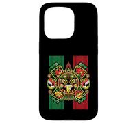 Mexican Aztec Warrior Calendar Mexico Patriotic Souvenir Case for iPhone 15 Pro