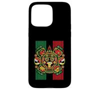 Mexican Aztec Warrior Calendar Mexico Patriotic Souvenir Case for iPhone 15 Pro Max