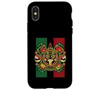 Mexican Aztec Warrior Calendar Mexico Patriotic Souvenir Case for iPhone X/XS