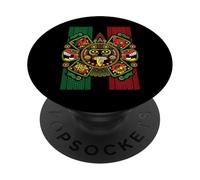 Mexican Aztec Warrior Calendar Mexico Patriotic Souvenir PopSockets Adhesive PopGrip