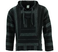 Mexican Baja Hoodie Jerga Siesta Jumper Hippie Festival Surfer Top
