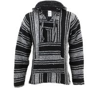 Mexican Baja Hoodie Jerga Siesta Jumper Hippie Festival Surfer Top