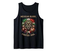Mexican Blood Fighter Soul Aztec Boxing Pride Tank Top