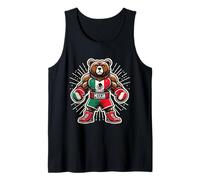 Mexican Boxing Bear, Mexican Flag Spirit Tank Top