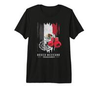 Mexican Boxing Mexican Flag Symbol Premium T-Shirt