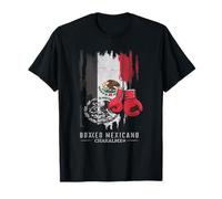 Mexican Boxing Mexican Flag Symbol T-Shirt