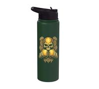 Mexican Boxing Warrior Stainless Steel Insulated Water Bottle