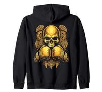 Mexican Boxing Warrior Zip Hoodie