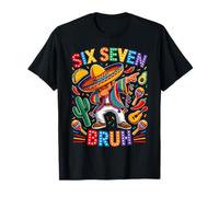 Mexican Boy Dabbing Poncho Cinco De Mayo Six Seven Bruh Boys T-Shirt