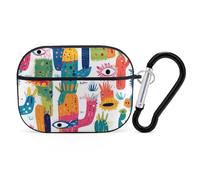 Mexican Cactus Devil Eyes Hard Shell Case Skin Accessories Cover with Hanging Loop Compatible with AirPods Pro 2