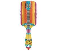 Mexican Cinco De Mayo Necklaces Guitar smooth hair brushes Designed scalp massager for blow drying with Ergonomic handle cepillo para pelo rizado