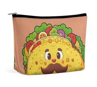 Mexican Corn Rolls Makeup Bag for Women Portable Cosmetic Bag Waterproof Toiletry Bag Storage Bag Large Makeup Pouch Aesthetic Handheld Makeup Bag for Travel Work, style, One Size